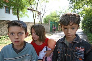 Villaggio di Krusheva i Madhe: bambini