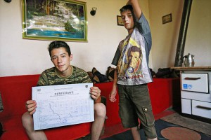 Villaggio di Çupeva: bambini