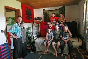 Villaggio di Çupeva: famiglie