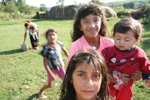 Villaggio di Krusheva i Madhe: bambini