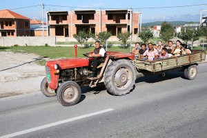 Strada Klina-Pec: mezzo di trasporto 