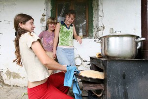 Villaggio di Sicevë: famiglie